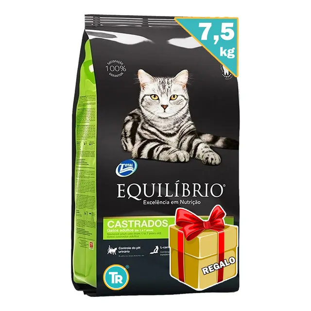 Ración Equilibrio Gato Castrado + Obsequio Y Envío Gratis
