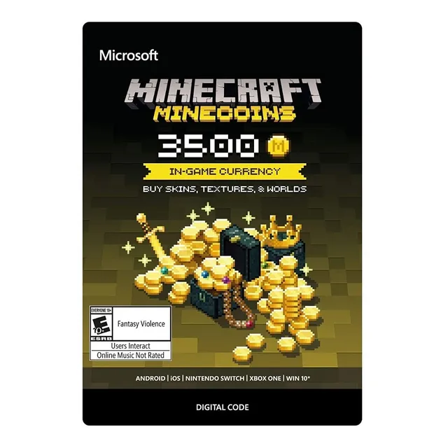 Minecraft Minecoins Pack De 3500 Monedas [ Código Digital ]