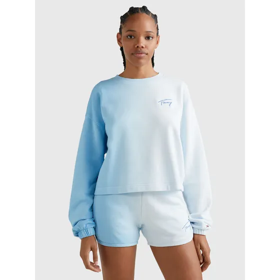 Saco Holgada Con Efecto Degradé Mujer Celeste Tommy Jeans