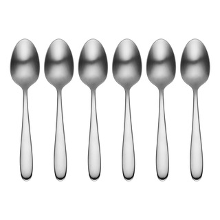 Juego De 6 Cucharaditas Plateadas De Acero Inoxidable Juego De 6 Cucharaditas Plateadas De Acero Inoxidable