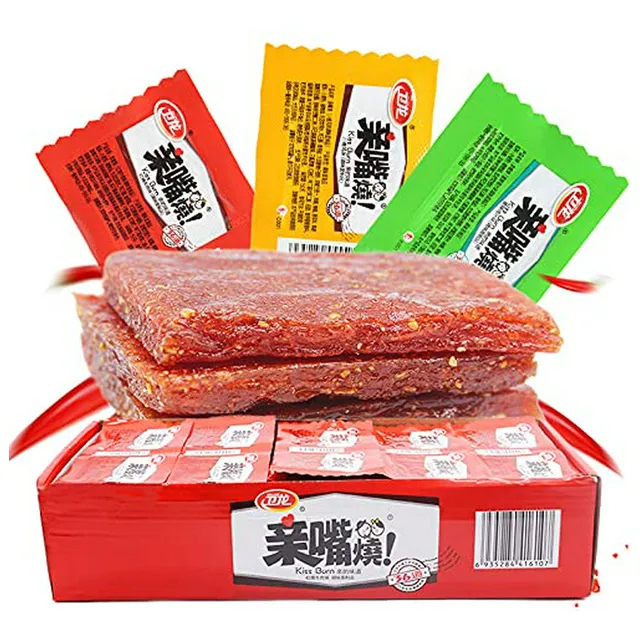 Pack 40 Weilong Latiao Picante, Snack Chino, Chanmoyu, Moyus