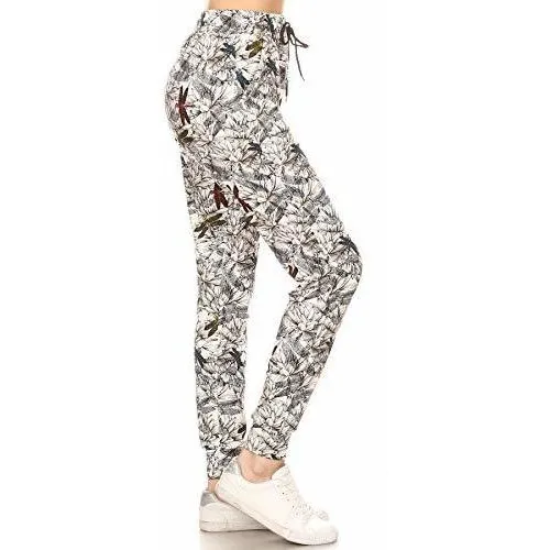 Leggings Depot Jga-r503-xl Dragonflies And Lilies 86tp5