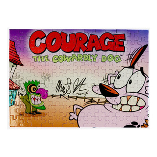 Rompecabezas 117 Piezas Coraje Perro Cobarde Caricatura Rompecabezas 117 Piezas Coraje Perro Cobarde Caricatura