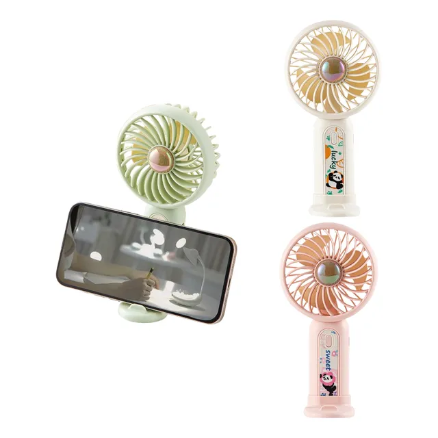 Mini Ventilador De Mão Portátil Recarregável Para Extensão