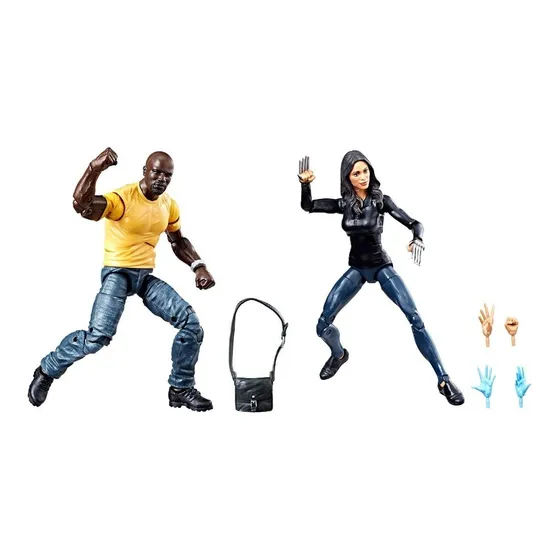 Figura De Acción Luke Cage Y Claire Temple Marvel Legends