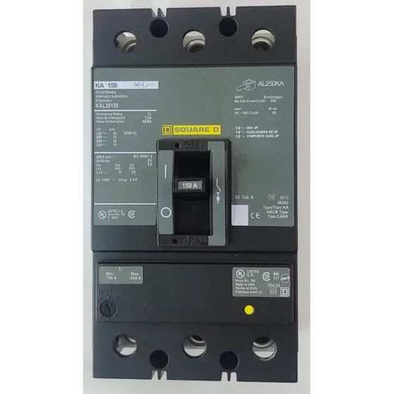 Interruptor Termomagnetico Scuare D Ka150