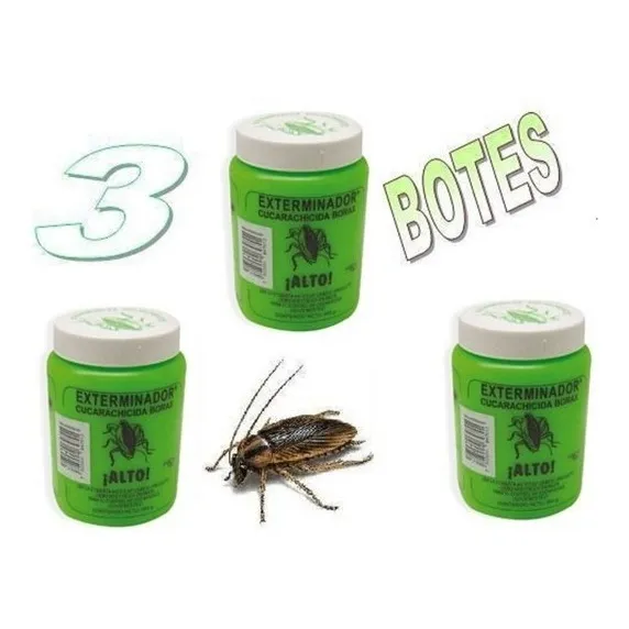 Cucarachicida Borax Exterminador De 250 Grs Pasta 3pzas