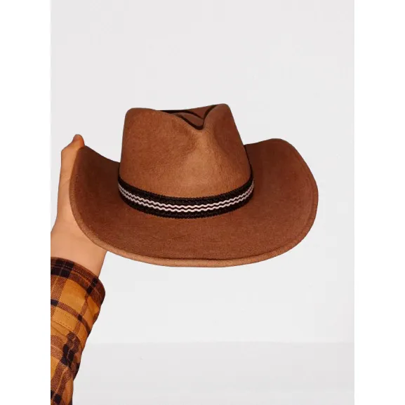 Sombrero Estilo Vaquero De Paño.(artesanal)