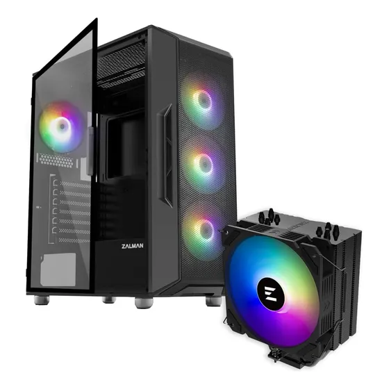 I3 Neo Atx Mid Tower Carcasa Para Pc Juego + Cpu Argb