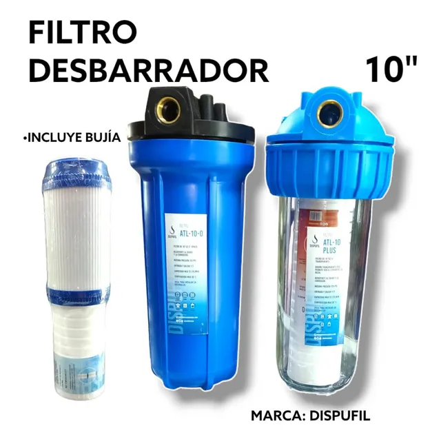 Filtro Desbarrador 10  Dispufil (delivery Gratis Caracas)