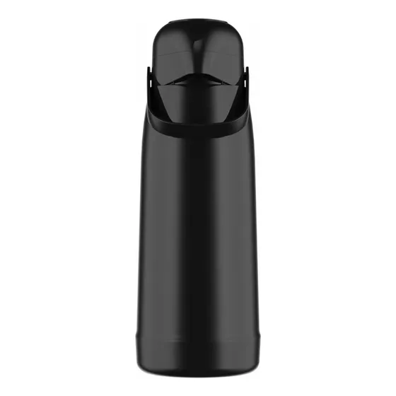 Garrafa térmica Termolar Magic Pump 1L preta