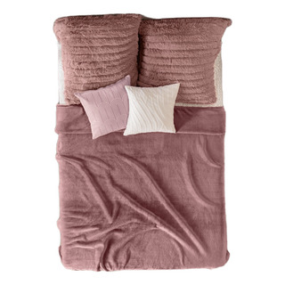 Cobertor Frazada King Size Ligera Invierno Lila Vianney Cobertor Frazada King Size Ligera Invierno Lila Vianney