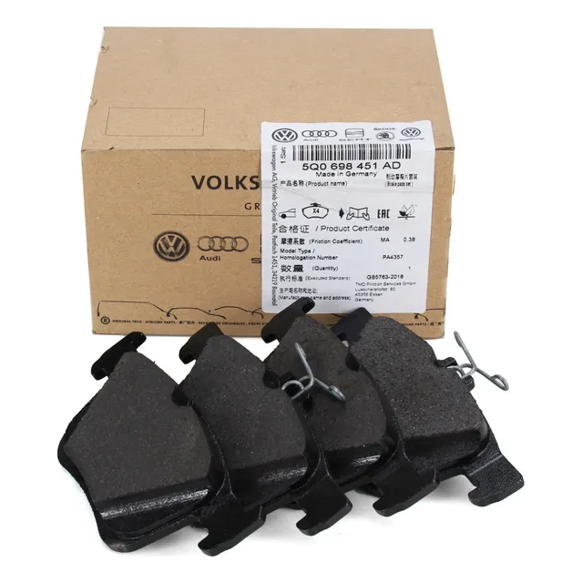 Balatas Traseras Jetta A7 Audi Leon Tiguan 5q0698451ad Orig