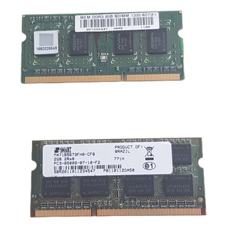 2x 2gb = 4gb Memória Ddr3 P/notebook Samsung R430 R440 Rv415 2x 2gb = 4gb Memória Ddr3 P/notebook Samsung R430 R440 Rv415