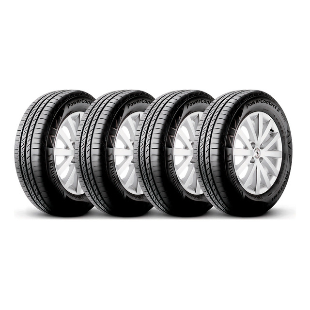 Kit 4 Pneus 175/65r14 Continental Powercontact 2 82t Aro 14 Kit 4 Pneus 175/65r14 Continental Powercontact 2 82t Aro 14