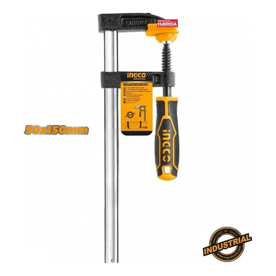 Prensa Sargento Tipo F 50x150mm Ingco Abrazadera