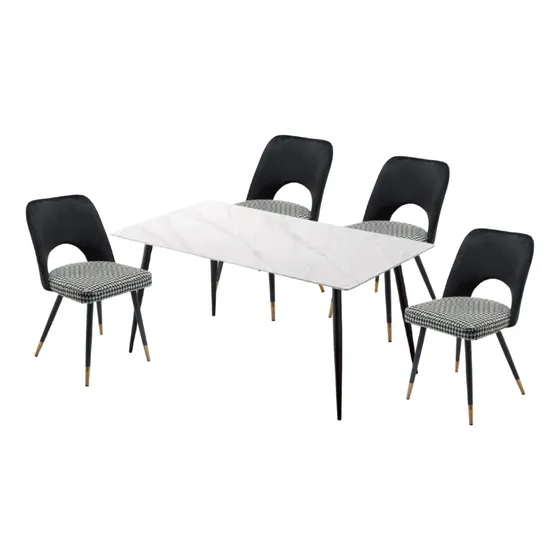 Comedor Hadness Con 4 Sillas Terzetto