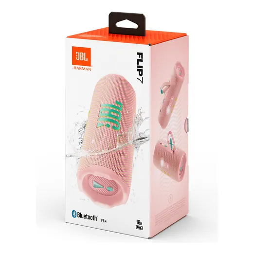 Bocina Jbl Flip 7 Portátil Con Bluetooth Waterproof Rosa