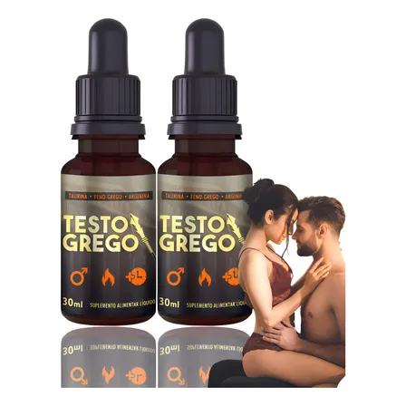 Estimulante Sexual Potente Combinado Kit 2 Testo Grego Citrico Saborizado - Envio Nf Original - Envio Discreto Para Ninguém Saber