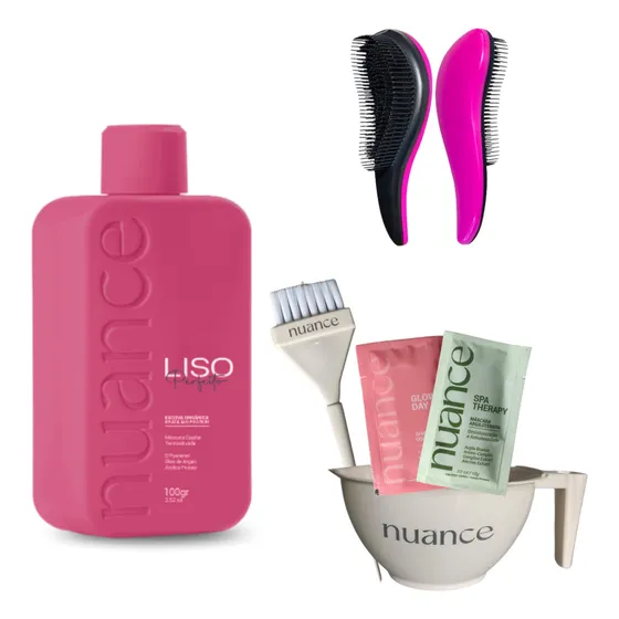 Escova Progressiva Orgânica Liso Perfeito Nuance 100ml