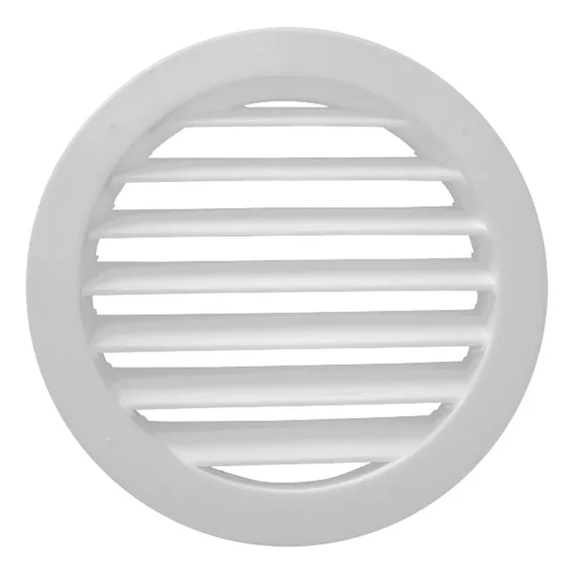 Rejilla Redonda Dvp Pvc 100mm Blanca P/caño 100/110mm