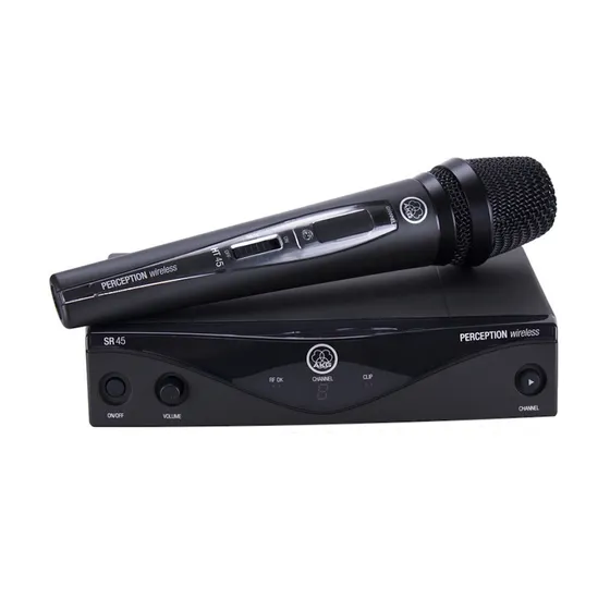 Microfone AKG PW45 Vocal Set Dinâmico Cardioide cor preto