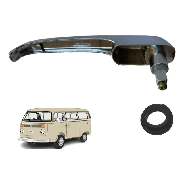 Manija Exterior De Puerta Corrediza Cromo Vw Combi T2 74-04