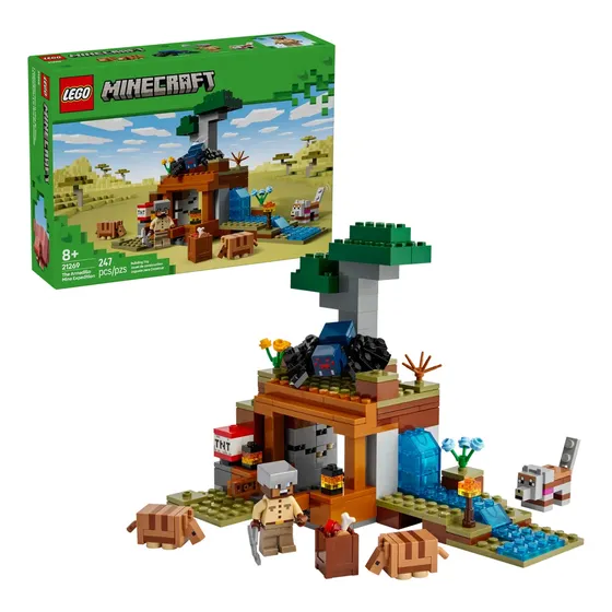 Kit de construcción Lego Minecraft La expedición a la mina Armadillo 21269