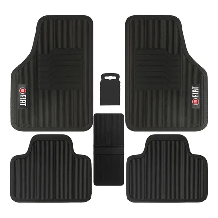 Tapete Emborrachado Carro Personalizado Jogo 5 Peças Fiat 5 Peças Palio 1996 A 2011