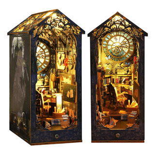 Losbenco Book Nook Kit, Diy Dollhouse Booknook Estantería In Losbenco Book Nook Kit, Diy Dollhouse Booknook Estantería In