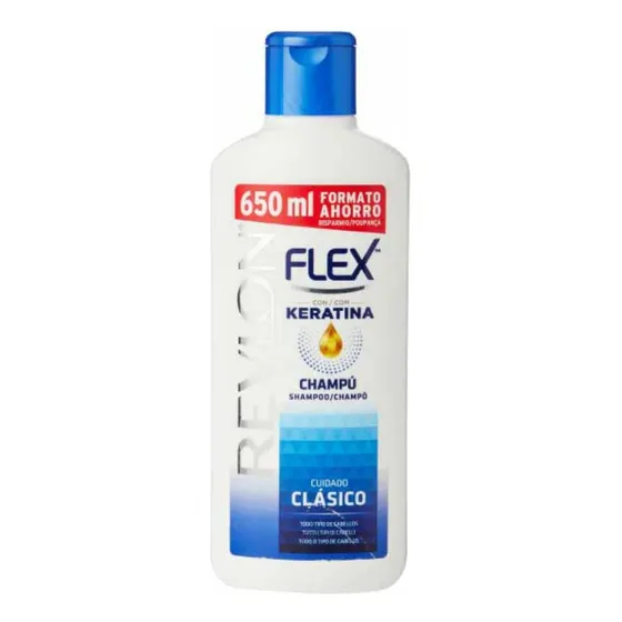Shampoo Revlon Flex Keratina Cuidado Clássico 650ml