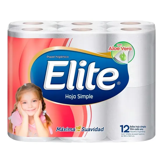 Papel Higienico Elite X 12 Rollos