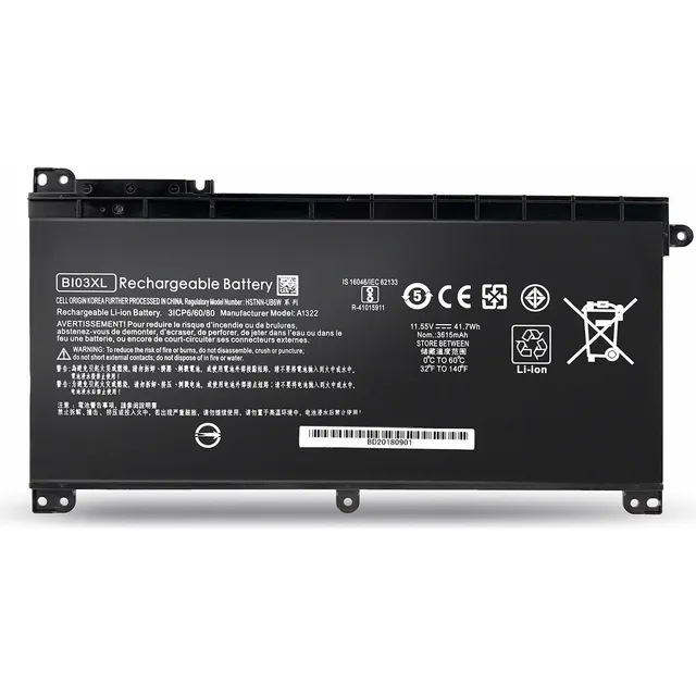 Bateria Bi03xl Para Hp Pavilion X360 M3-u 13-u M3-u001dx M3-u103dx 13-u100tu 13-u100tu 13-u118tu Stream 14-ax 14-ax010nr