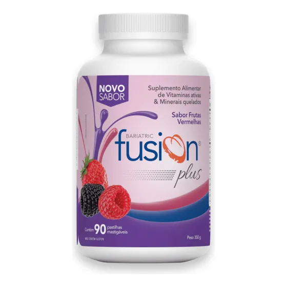 Bariatric Fusion Plus Sabor Frutas Vermelhas - 90 Pastilhas