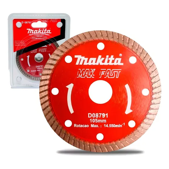 Disco de diamante Mak Fast 4 Turbo, 105 mm, Makita D-08791