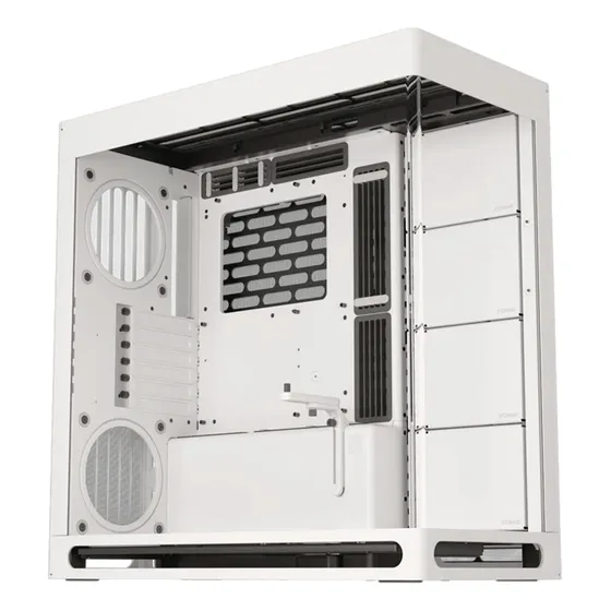 Gabinete Aerocool Hs 420 White Diseño Híbrido Usb 3.2 Color Blanco