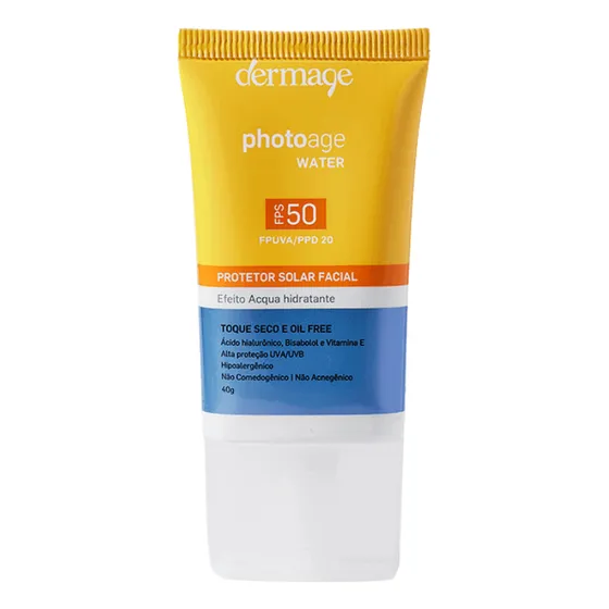 Protetor Solar Facial Photoage Dermage Water Fps 50 40gr