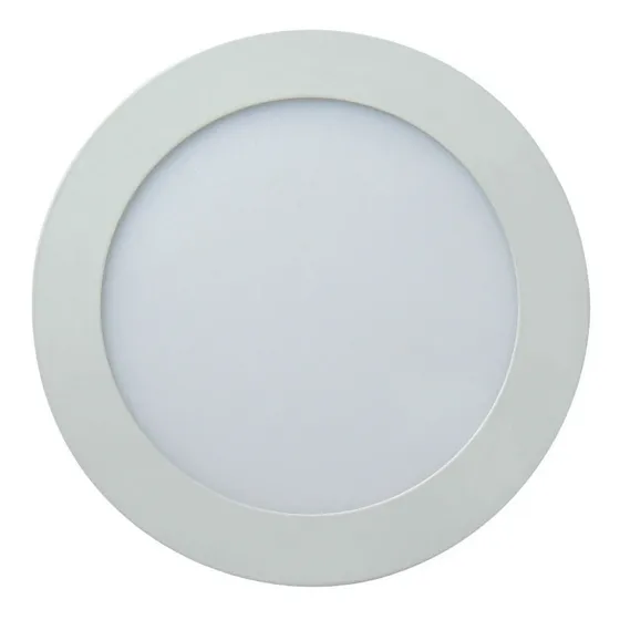 Panel Led Redondo Slim 12w 120-277v 6500k Lumiance Color Blanco