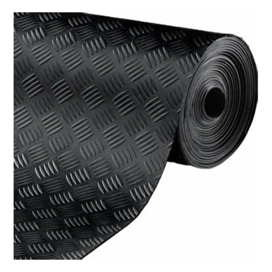 Piso Simil Goma Pvc Tipo Clips Rollo Ancho 2mt X Metro