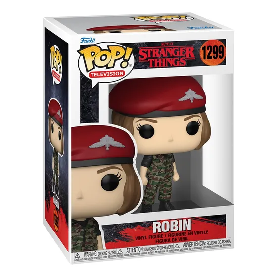 Funko Pop Original Robin Boina Roja Stranger Things S4