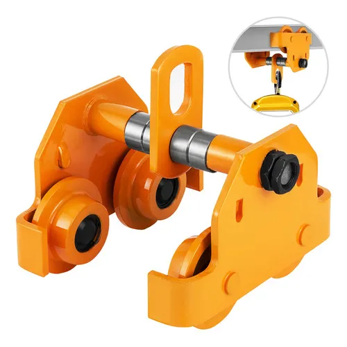 Trole De Carga Para Vigas 1 Ton/2200lb Ancho Ajustable