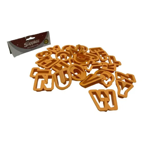 26 Cortadores Galleta Abecedario Supplies Tpa 6500 Xavi