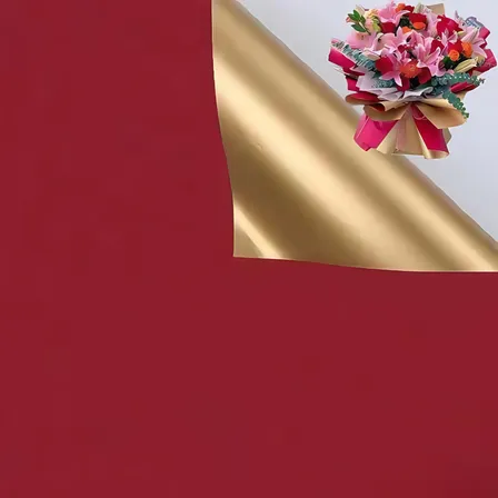 20 Hojas De Papel Celofán Coreano Ramos Y Arreglos Florales