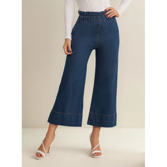 Pantalon Mercy Azul Para Mujer Croydon