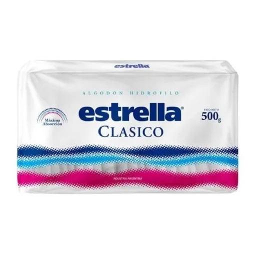 Algodón Estrella Clásico X 500 Grs