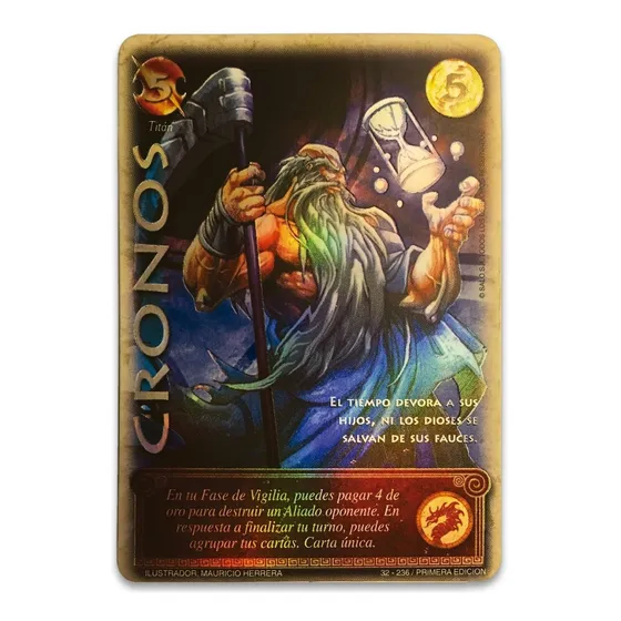 Carta Cronos De Helénica / Original Salo / Mitos Y Leyendas
