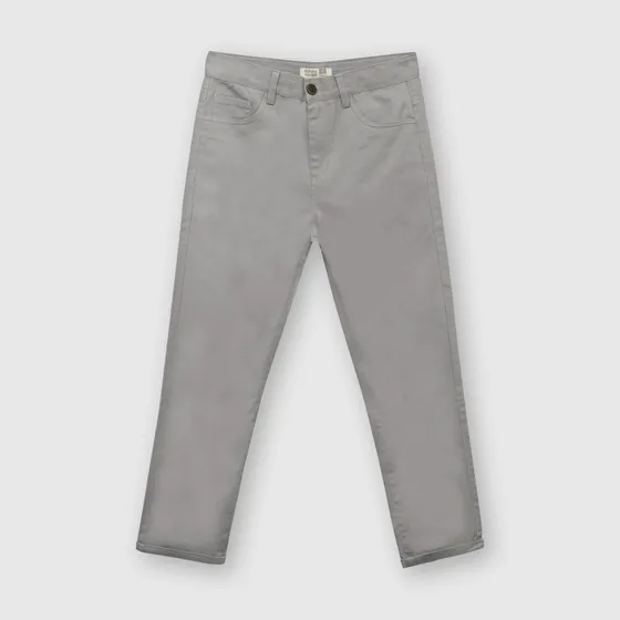 Pantalón De Niño Gabardina Gris Colloky