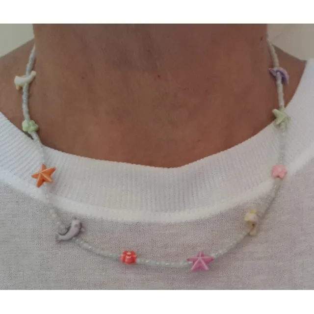 Collar Bisutería Playero De Niña O Mujer, Usado