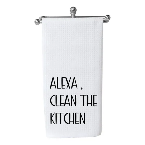 Divertida Toalla Cocina Alexa Clean The Kitchen Casa