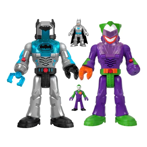 Batman & Joker Robot Contra Robot Imaginext